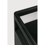 Featuring Spindle Oak Black Dresser by Ethnicraft at Amethyst Home. The Spindle collection found its inspiration in the traditional spinning wheel. Slightly tapered legs and rounded edges add a soft, sensual quality to this beautiful bedroom collection. This dresser is just as much at home in the bedroom as it is in commercial spaces as a stylish storage solution.Weight : 192 lbs. Amethyst Home provides interior design, new construction, custom furniture, and area rugs in the Alpharetta metro area