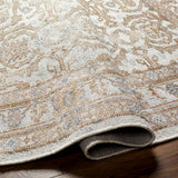 Featuring Revere Light Gray Hand-Knotted Rug by Surya at Amethyst Home. The Revere Light Gray rug showcases a traditional inspired design. The neutral colors and soft materials make it a cozy addition to any space, especially living rooms and dens.
Hand-Knotted100% Recycled PET Yarn
Clean spills immediately by blotting with a clean, dry sponge or cloth. Appropr. Amethyst Home provides interior design, new home construction design consulting, vintage area rugs, and lighting in the Omaha metro area.