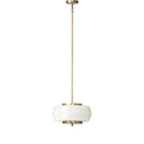 Featuring Tayden Frosted Globe Pendant by Four Hands at Amethyst Home. A frosted glass disk floats atop an antiqued brass iron frame in a low profile that works into a wide range of spaces. This piece is compatible with sloped ceilings.Overall Dimensions: 16.00"w x 16.00"d x 7.50"hWeight : 17.09 lbsMaterials : Glass, Iron. Amethyst Home provides interior design, new construction, custom furniture, and area rugs in the Salt Lake City metro area
