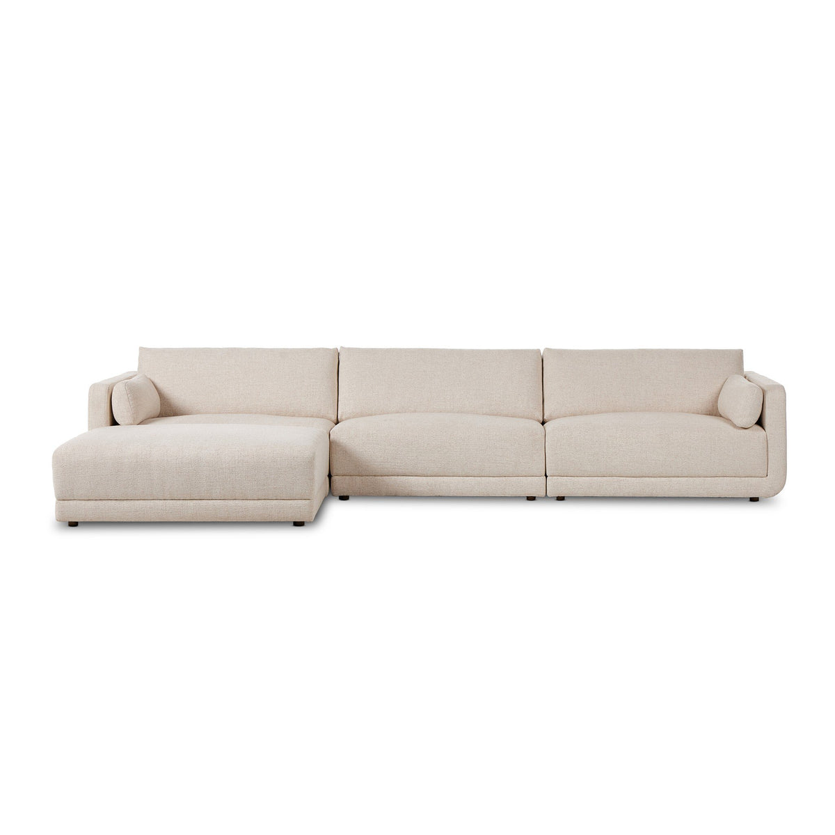 Toland Palma Cream 3-Piece Sectional
