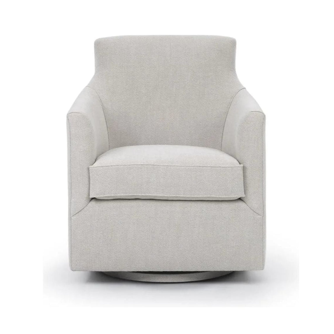 Victoria Glider Swivel Club Chair By Verellen in Desert Linen Natural | shipping 11/3/2025
