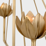 Featuring Alberto Large Single Tier Chandelier by Visual Comfort at Amethyst Home. The Alberto Large Single Tier Chandelier by Visual Comfort has gorgeous, thin arms with a stunning flower placed atop each head. This gives a unique, bright look to any dining room, living room, or other large area.
Overall Dimensions: 40" L x 40" W x 46.75" H. Amethyst Home provides interior design, new home construction design consulting, vintage area rugs, and lighting in the Park City metro area.
