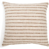 Jojo 20" x 20" Pillow With Insert - Ivory / Walnut Pom Pom At Home