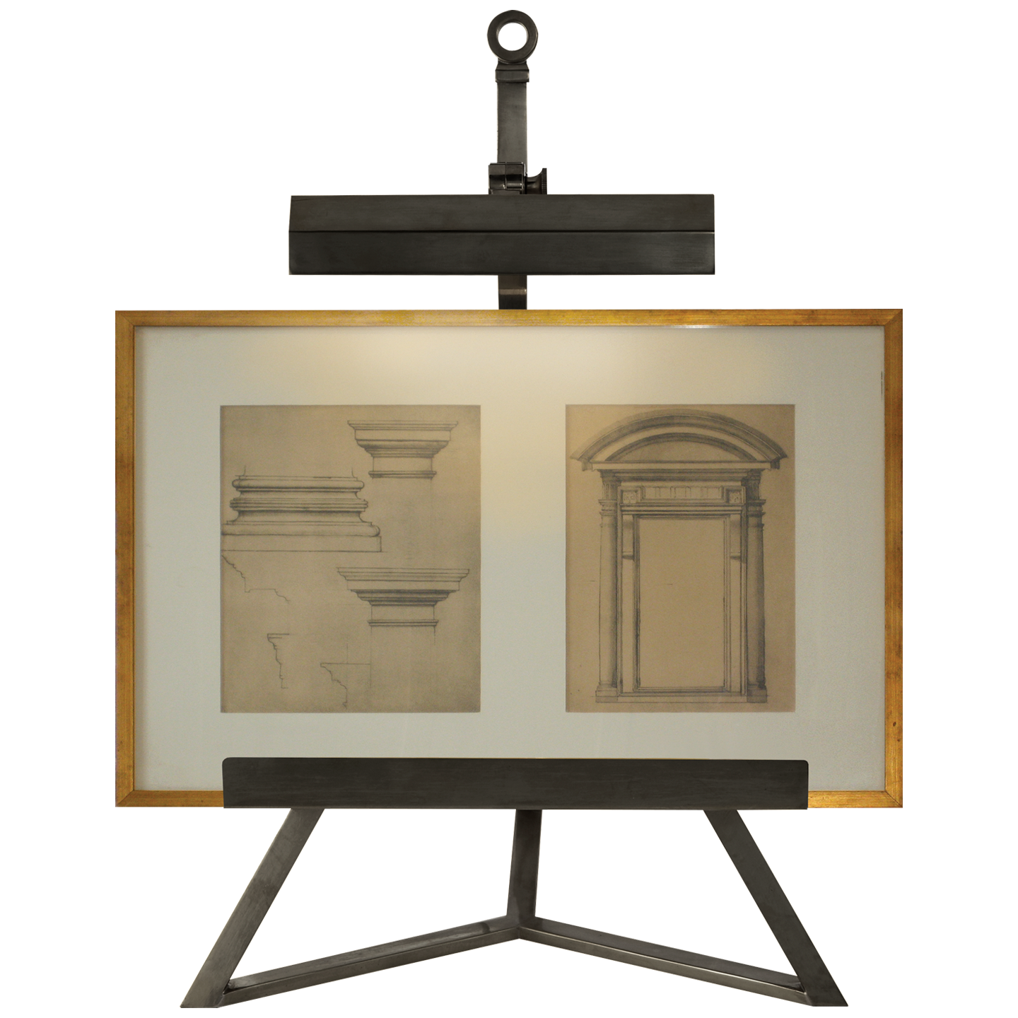 Featuring Estelle Gun Metal Display Lamp by Visual Comfort at Amethyst Home. The Estelle Display Lamp by Alexa Hampton is a stylishly chic way to display a work of art, magazine or book. This simple, elegant series comes in luxurious finishes to fit any space. Its sleek construction casts a soft, focused glow on its subject. Easily adjustable, it can be p.  Amethyst Home provides interior design, new home construction design consulting, vintage area rugs, and lighting in the Alpharetta metro area.