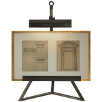 Featuring Estelle Gun Metal Display Lamp by Visual Comfort at Amethyst Home. The Estelle Display Lamp by Alexa Hampton is a stylishly chic way to display a work of art, magazine or book. This simple, elegant series comes in luxurious finishes to fit any space. Its sleek construction casts a soft, focused glow on its subject. Easily adjustable, it can be p.  Amethyst Home provides interior design, new home construction design consulting, vintage area rugs, and lighting in the Alpharetta metro area.