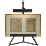 Featuring Estelle Gun Metal Display Lamp by Visual Comfort at Amethyst Home. The Estelle Display Lamp by Alexa Hampton is a stylishly chic way to display a work of art, magazine or book. This simple, elegant series comes in luxurious finishes to fit any space. Its sleek construction casts a soft, focused glow on its subject. Easily adjustable, it can be p.  Amethyst Home provides interior design, new home construction design consulting, vintage area rugs, and lighting in the Alpharetta metro area.