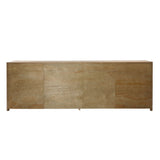 Featuring Delacruz Sideboard by Dovetail at Amethyst Home. A lovely sideboard for your living or dining spaces.
106"w x 19"d x 36"hMaterial : Rubber Wood and Oak Veneer.  Amethyst Home provides interior design, new home construction design consulting, vintage area rugs, and lighting in the Omaha metro area.