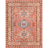 Featuring Kars - 2305 Hand-Knotted Rug by Surya at Amethyst Home. Experience the luxurious vintage vibes of the Kars Rug! With a rich warm color pallet featuring coral undertones, contrasting pale blue and tan details, and classic Moroccan inspired patterns, this timeless statement piece adds a unique touch to any room.
Hand-Knotted80% Wool | 20% Cotton
With their Hand-K. Amethyst Home provides interior design, new construction, custom furniture, and area rugs in the San Diego metro area. KSA-2305