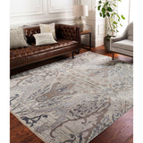 Featuring Kushal Hand-Knotted Rug by Surya at Amethyst Home. This beautiful and timeless Kushal Handmade Rug is the perfect way to add a touch of class to any room in your home. The updated traditional style with its high pile, wool and viscose blend, hand-knotted construction, and fringe detail create a luxurious look that will never go out of style. Thi.  Amethyst Home provides interior design, new home construction design consulting, vintage area rugs, and lighting in the Des Moines metro area.
