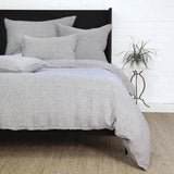 Logan Duvet Collection - Charcoal