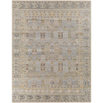 Featuring Nobility Tan / Grey Hand-Knotted Rug by Surya at Amethyst Home. Add an elegant touch to any space with this hand-knotted Nobility Tan / Grey Rug. Its blend of wool and viscose is ultra soft and smooth, while its timeless ornate motif with modern lines create an exquisite, timeless piece. Enjoy its high-low characteristics and luxurious feel to add a touch of sophisti. Amethyst Home provides interior design, new construction, custom furniture, and area rugs in the New York City metro area