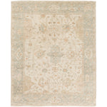 Featuring Normandy Natural / Ocean Hand-Knotted Rug by Surya at Amethyst Home. The Normandy Collection showcases traditional inspired designs that exemplify timeless styles of elegance, comfort, and sophistication. With their hand knotted construction, these rugs provide a durability that can not be found in other handmade constructions, and boasts the a.  Amethyst Home provides interior design, new home construction design consulting, vintage area rugs, and lighting in the Kansas City metro area.