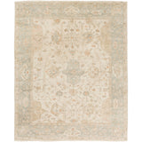 Featuring Normandy Natural / Ocean Hand-Knotted Rug by Surya at Amethyst Home. The Normandy Collection showcases traditional inspired designs that exemplify timeless styles of elegance, comfort, and sophistication. With their hand knotted construction, these rugs provide a durability that can not be found in other handmade constructions, and boasts the a.  Amethyst Home provides interior design, new home construction design consulting, vintage area rugs, and lighting in the Kansas City metro area.