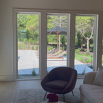 Low profile luxury with an extra-wide fully upholstered headboard that brings drama to the bedroom. Modern Italian styling is both substantial and plush with clean lines all around. Fully upholstered in a textural cotton/linen blend with extra cushioning on the footboard and side rails. This bed is not compatible with an adjustable mattress. Amethyst Home provides interior design, new home construction design consulting, vintage area rugs, and lighting in the Scottsdale metro area.