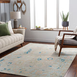 Featuring Ushak Rug by Surya at Amethyst Home. The Ushak April showcases traditional inspired designs that exemplify timeless styles of elegance, comfort, and sophistication. With their Hand-Knotted construction, these rugs provide a durability that can not be found in other handmade constructions, and boasts the ability to be thoroughly cleaned as it contains no chemicals that react. Amethyst Home provides interior design, new construction, custom furniture, and area rugs in the Dallas metro area
