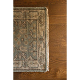 Featuring Heirloom Aqua / Stone Hand-Knotted Rug by Loloi at Amethyst Home. Bring a touch of antiqued beauty into your home with this Heirloom Aqua / Stone Area Rug from Loloi. This wool and cotton collection tastefully honor the art of hand knotted rugs from India. Heirloom evokes a sense of unique sophistication with its traditional Serapi rug color palett.  Amethyst Home provides interior design, new home construction design consulting, vintage area rugs, and lighting in the Seattle metro area.