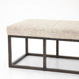 Featuring Beaumont Bench - Plushtone Linen by Four Hands at Amethyst Home. The Beaumont Plushtone Linen Bench has streamlined shaping and is textural to the touch. Gunmetal-finished iron framing stands slim and structured to support a well-tailored top of plush, linen-like upholstery. Open, adaptable styling allows for versatile placement options.
Over.  Amethyst Home provides interior design, new home construction design consulting, vintage area rugs, and lighting in the Winter Garden metro area.