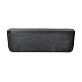 Featuring Basil Large Outdoor Rectangle Coffee Table by Four Hands at Amethyst Home. With organic curved edges and a hollow metal profile, this Basil coffee table is an Amethyst favorite.  Easy to wipe and we love how the modern look pops against your favorite seasonal flowers.
Overall Dimensions: 50"W x 25"L x 16"HColors: Matte White Cast AluminumMaterials:. Amethyst Home provides interior design, new home construction design consulting, vintage area rugs, and lighting in the Monterey metro area.