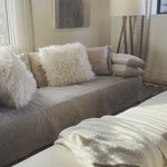 A Verellen original and one of their best selling product lines, the Maxim Sofa Family is modern and casual. This comes standard with: Amethyst Home provides interior design, new home construction design consulting, vintage area rugs, and lighting in the Laguna Beach metro area.