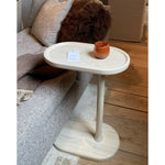 Seductive and misleading in its simplicity.  The Lago table by Verellen was one of our favorite introductions at High Point Market Fall 2019.  Available in Ash or Walnut wood. Shown in Ash.  Made to order in High Point, North Carolina just for you in 8-10 weeks.  Side table: 12”W x 20”D x 31.5”H  Sofa table: 12”W x 20”D x 27.5”H