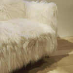 A piece we lovingly refer to as the "three legged-dog" to our clients, the Sullivan chair from Verellen is a beautiful statement piece from every angle. The 360 degree attention to detail makes it a striking piece in open concept spaces. This chair sits wonderfully for mounted televisions or with conversation and a glass of wine in the evening. Amethyst Home provides interior design, new home construction design consulting, vintage area rugs, and lighting in the Scottsdale metro area.