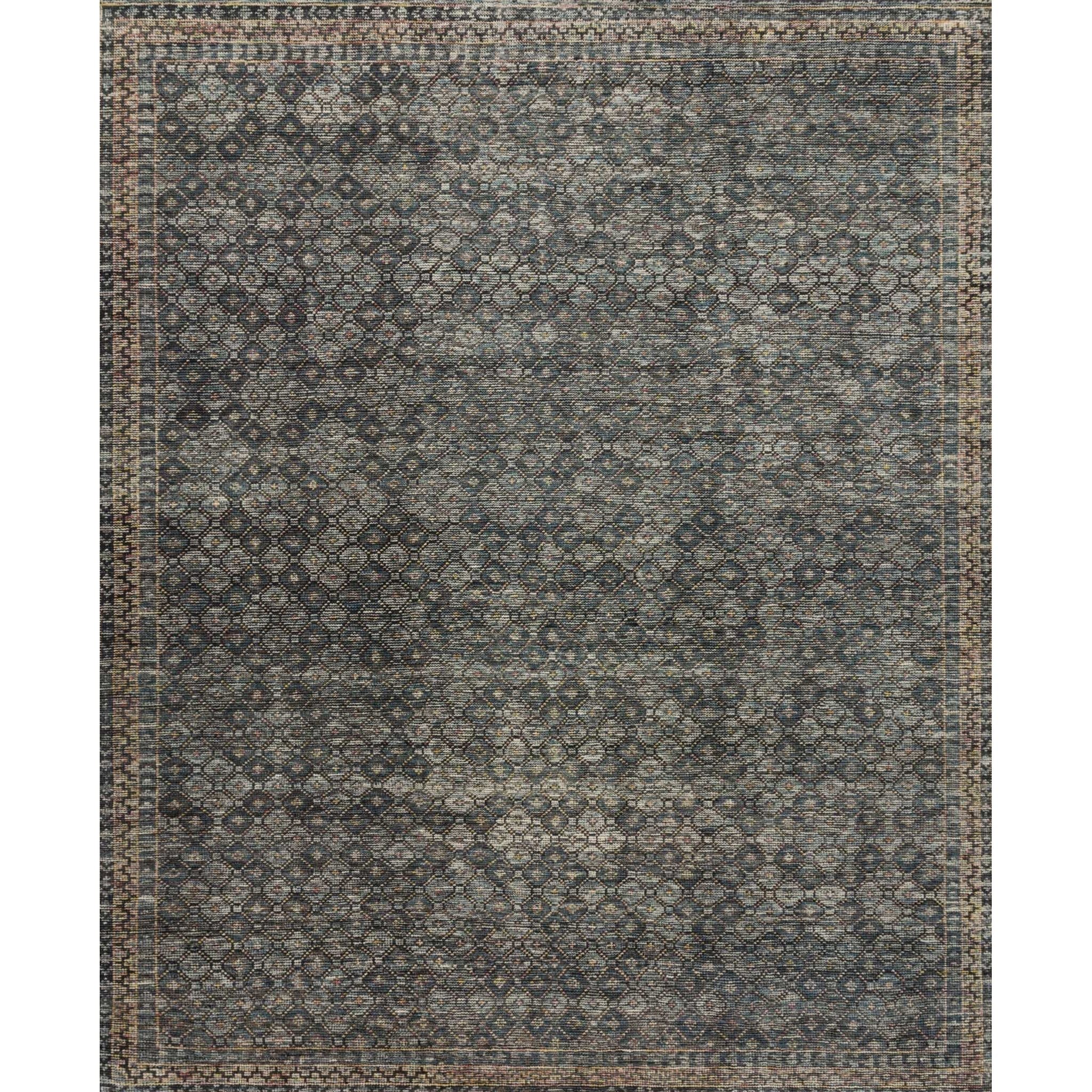 Featuring Amara Ink/Turquoise Hand-Knotted Rug by Loloi at Amethyst Home. Hand-knotted of 100% wool, the Amara Ink/Turquoise Rug creates a casual yet refined vibe with high-end appeal. Showcase in your bedroom, living room, entryway, or other high-traffic area of your home.
Hand Knotted100% WoolAMM-01 Ink/Turquoise
Clean spills immediately by blotting with a c.  Amethyst Home provides interior design, new home construction design consulting, vintage area rugs, and lighting in the Tampa metro area.