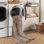 Featuring Violet Machine Washable Rug by Surya at Amethyst Home. A machine washable favorite - the Violet rug is an earthy take on a vintage rug. It features a unique low pile perfect for ease of doors and robot vacuums. Soft to the touch and durable for your messiest spots.
Machine Washable and Made66% Polyester | 34% CottonPile Height: 0.2"
Machine wash on . Amethyst Home provides interior design, new home construction design consulting, vintage area rugs, and lighting in the Houston metro area.