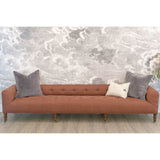 Featuring JD Field Bench with Back - Upholstered by Cisco Brothers at Amethyst Home. This JD Field Bench with Back - Upholstered is a glorious, tufted field bench on casters with leaps of old world meets modern style!  A design collaboration between Cisco Home x John Derian.  As shown in JD Vintage Steel 100% Linen.
Overall: 72"W x 22"H x 27"DSitting Space: 58. Amethyst Home provides interior design, new home construction design consulting, vintage area rugs, and lighting in the Austin metro area.