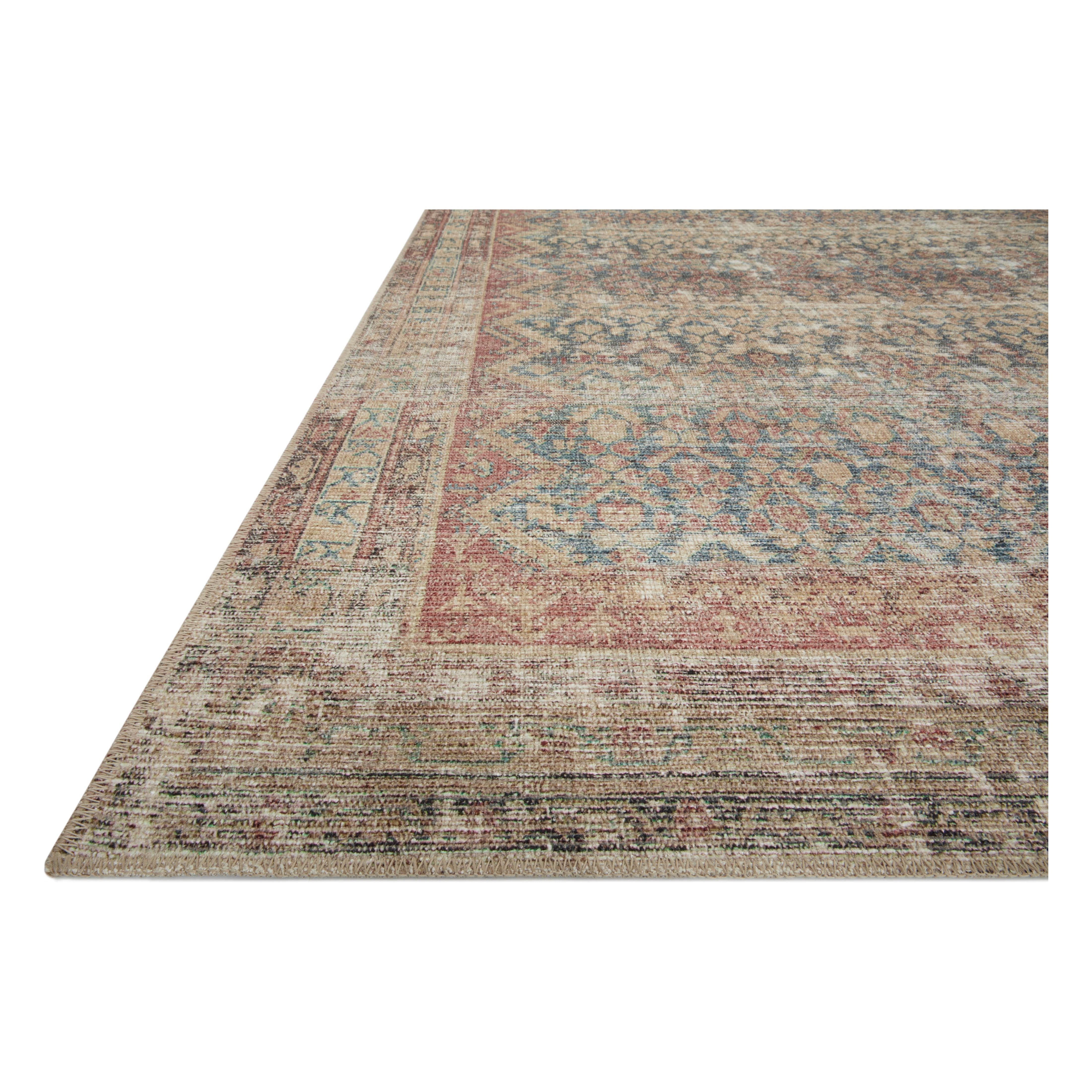 Featuring Angela Rose x Loloi Aubrey Ocean / Spice Rug by Loloi at Amethyst Home. The Angela Rose x Loloi Aubrey Ocean / Spice rug is the vintage-inspired area rug that makes visitors do double takes. The distressed pattern is printed with uncanny precision, while the ombre-fading and warm palette create an inviting, lived-in look. This is an incredibly versatile rug for busy living rooms, b. Amethyst Home provides interior design services, furniture, rugs, and lighting in the Cheyenne metro area.