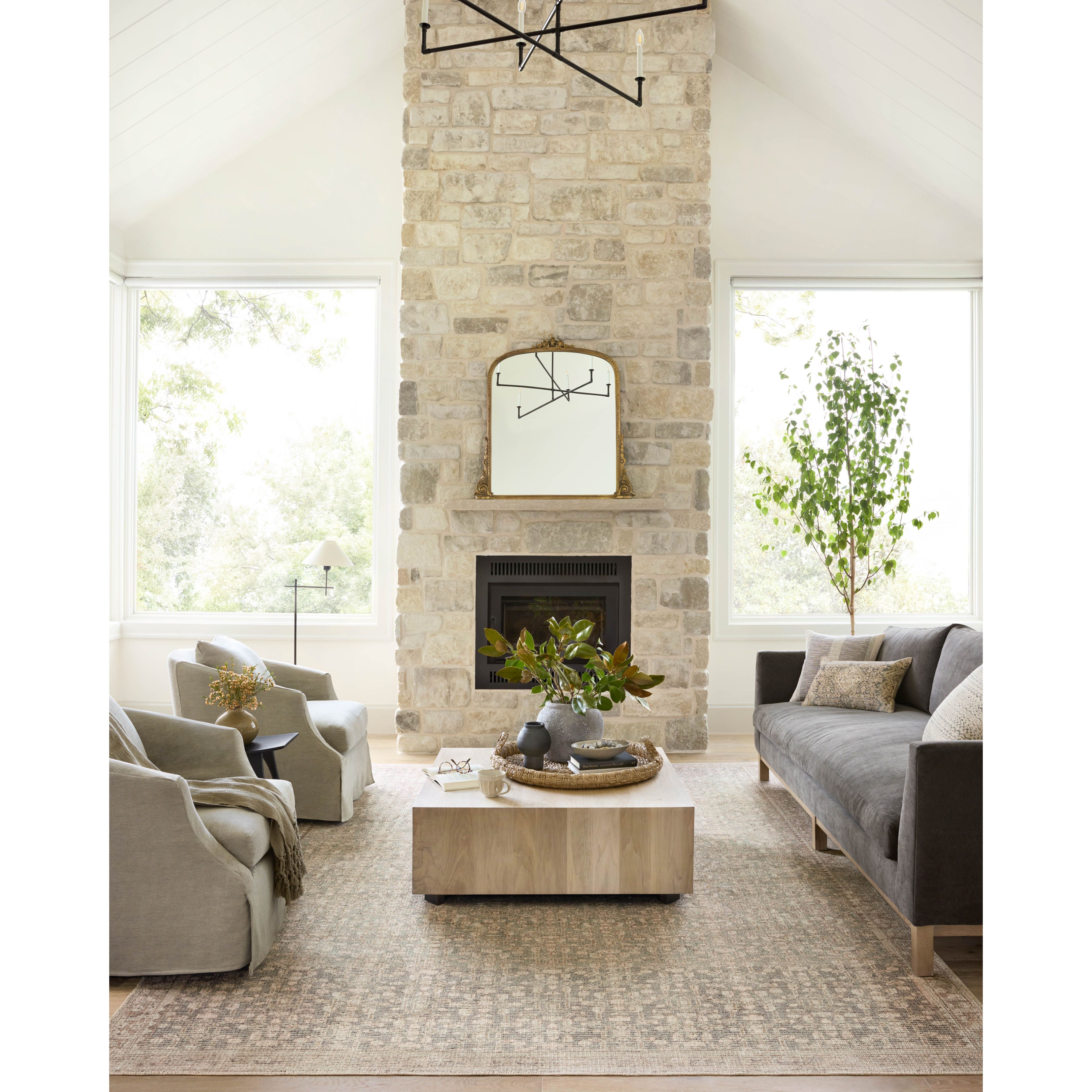 Featuring Angela Rose x Loloi Aubrey Sage / Bark Rug by Loloi at Amethyst Home. This is an incredibly versatile rug for busy living rooms, bedrooms, or anywhere durability is required—which might just be everywhere. The Aubrey Collection is power-loomed of 100% polyester pile, and carries the Oeko-Tex® label, ensuring materials don't contain harmful substances.. Amethyst Home provides interior design services, furniture, rugs, and lighting in the Kansas City metro area.