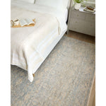 Featuring Angela Rose x Loloi Blake Sky / Beige Rug by Loloi at Amethyst Home. Designed in an expertly distressed antique style, the Angela Rose x Loloi Blake Sky / Beige rug features traditional motifs that have softened into the background, making it an effortless neutral in any room. Muted earth-toned palettes complement a range of furniture, while subtle cream-colored fringe at the ed. Amethyst Home provides interior design services, furniture, rugs, and lighting in the Kansas City metro area.
