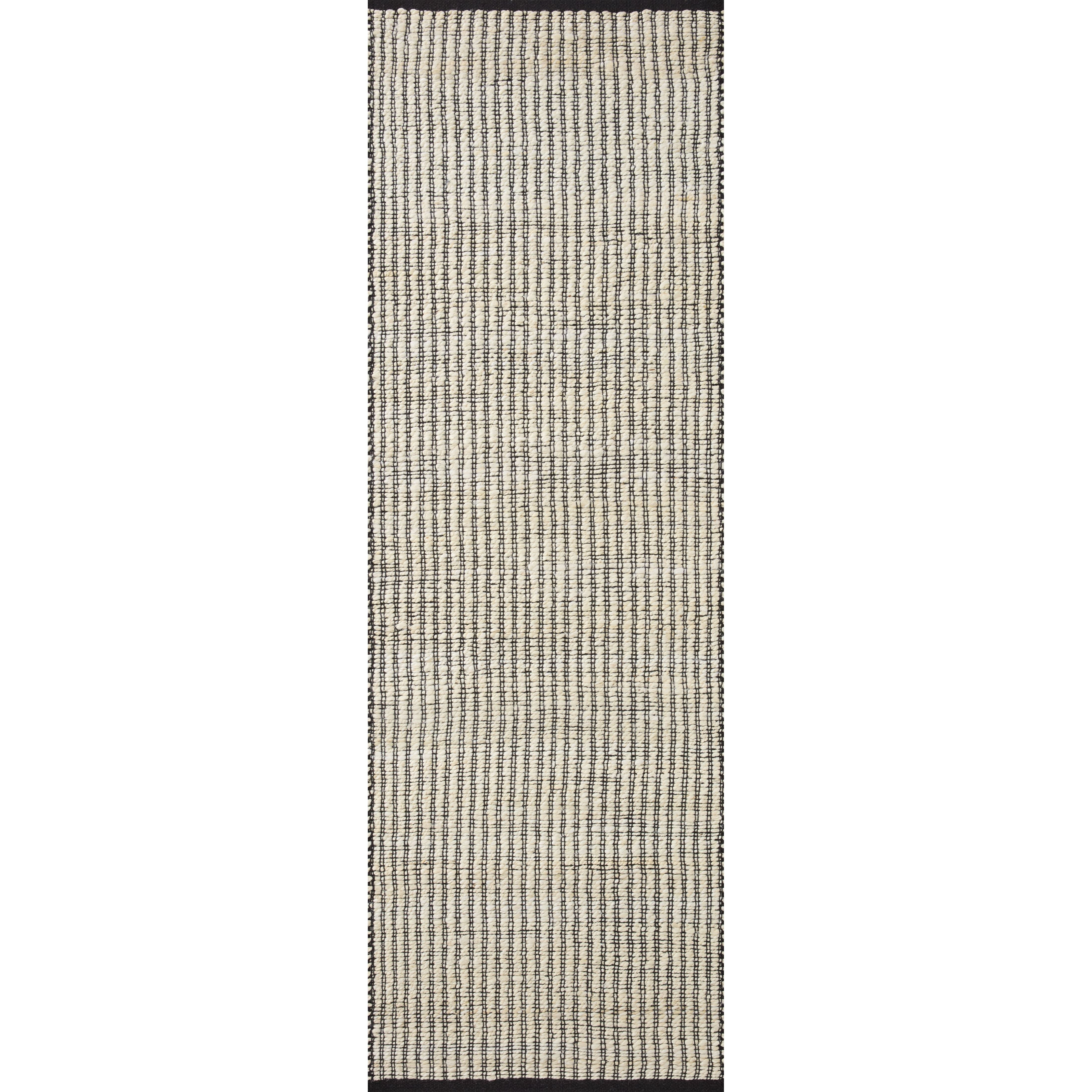 Featuring Angela Rose x Loloi Colton Ivory / Black Rug by Loloi at Amethyst Home. The Angela Rose x Loloi Colton Ivory / Black rug is a new take on the staple jute rug, blended with cotton for added softness. In a range of linear designs in modern earth tones, Colton can add visual interest to a room or serve as a gently textured neutral. This collection is hand-woven in India and Good. Amethyst Home provides interior design services, furniture, rugs, and lighting in the Salt Lake City metro area.
