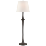 Featuring Bates Large Sculpted Floor Lamp by Visual Comfort at Amethyst Home. We love the detail in the middle of this Bates Large Sculpted Floor Lamp by Visual Comfort. The linen shade brings a soft, warm glow to any living room, bedroom, or other area needing extra light.
 
Overall Dimensions: 19" L x 19" W x 64" H Weight: 30 lbs.  Amethyst Home provides interior design, new home construction design consulting, vintage area rugs, and lighting in the Omaha metro area.