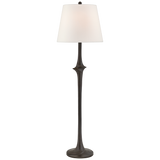 Featuring Bates Large Sculpted Floor Lamp by Visual Comfort at Amethyst Home. We love the detail in the middle of this Bates Large Sculpted Floor Lamp by Visual Comfort. The linen shade brings a soft, warm glow to any living room, bedroom, or other area needing extra light.
 
Overall Dimensions: 19" L x 19" W x 64" H Weight: 30 lbs.  Amethyst Home provides interior design, new home construction design consulting, vintage area rugs, and lighting in the Omaha metro area.