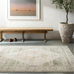 Featuring Becki Owens x Surya Luca Olive Medallion Rug by Surya at Amethyst Home. The Luca Olive Medallion Rug from Becki Owens x Surya is a vintage inspired collection full of rich design and subtle versatile colors that will bring a curated and collected feel to any room. This collection encompasses a unique distressed style that blends both cool and subtle warm earth tones togeth. Amethyst Home provides interior design, new construction, custom furniture, and area rugs in the Boston metro area.