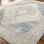 Featuring Becki Owens x Surya Luca Pewter Medallion Rug by Surya at Amethyst Home. The Luca Pewter Medallion Rug from Becki Owens x Surya is a vintage inspired collection full of rich design and subtle versatile colors that will bring a curated and collected feel to any room. This collection encompasses a unique distressed style that blends both cool and subtle warm earth tones. Amethyst Home provides interior design, new construction, custom furniture, and area rugs in the Los Angeles metro area.