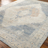 Featuring Becki Owens x Surya Luca Pewter Medallion Rug by Surya at Amethyst Home. The Luca Pewter Medallion Rug from Becki Owens x Surya is a vintage inspired collection full of rich design and subtle versatile colors that will bring a curated and collected feel to any room. This collection encompasses a unique distressed style that blends both cool and subtle warm earth tones. Amethyst Home provides interior design, new construction, custom furniture, and area rugs in the Los Angeles metro area.