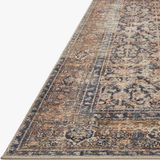 Featuring Billie Amber Lewis x Loloi Ink / Salmon Rug by Loloi at Amethyst Home. Touting richly saturated colors and a distressed pattern, the Billie Collection captures the look of a well-worn antique rug at a remarkable value. Reminiscent of one-of-a-kind rugs, this Amber Lewis x Loloi collection features random variations in color that render no two pieces exactly alike, creatin. Amethyst Home provides interior design, new construction, custom furniture, and rugs for the Kansas City metro area.