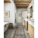 Featuring Billie Amber Lewis x Loloi Ink / Salmon Rug by Loloi at Amethyst Home. Touting richly saturated colors and a distressed pattern, the Billie Collection captures the look of a well-worn antique rug at a remarkable value. Reminiscent of one-of-a-kind rugs, this Amber Lewis x Loloi collection features random variations in color that render no two pieces e. Amethyst Home provides interior design, new construction, custom furniture, and rugs for the Tampa and Winter Garden, Florida metro area.