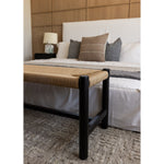 Featuring April Bed in Indigo Pin Stripe by Cisco Brothers at Amethyst Home. Cisco Brothers April Bed is designed and constructed in Los Angeles. The pinched edges and clean lines bring a modern, minimalist feel to any bedroom. Photographed in White Denim and Bengal Pin Striped Indigo.
Full Dimensions: 60"w x 49"h x 81"dSide Rails: 13.75"Slat Height: 5.75"F. Amethyst Home provides interior design, new home construction design consulting, vintage area rugs, and lighting in the Nashville metro area.