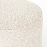 Featuring Sinclair Round Ottoman - Knoll Natural by Four Hands at Amethyst Home. This round ottoman of textural cream boucle can be placed just about anywhere, bringing with it a hip retro vibe.
Overall Dimensions: 22"W x 22"L x 18.50"HColors: Distressed Natural, Knoll NaturalMaterials: Solid Parawood, 95% Pl, 5% PcFabric: PerformanceWeight: 13.23 lbVolum.  Amethyst Home provides interior design, new home construction design consulting, vintage area rugs, and lighting in the Des Moines metro area.
