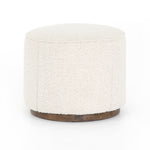 Featuring Sinclair Round Ottoman - Knoll Natural by Four Hands at Amethyst Home. This round ottoman of textural cream boucle can be placed just about anywhere, bringing with it a hip retro vibe.
Overall Dimensions: 22"W x 22"L x 18.50"HColors: Distressed Natural, Knoll NaturalMaterials: Solid Parawood, 95% Pl, 5% PcFabric: PerformanceWeight: 13.23 lbVolume: 5..  Amethyst Home provides interior design, new home construction design consulting, vintage area rugs, and lighting in the Tampa metro area.