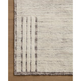 Featuring Carrier & Company x Loloi Moore Dove / Ivory Hand-Knotted Rug by Loloi at Amethyst Home. The Moore Collection for Carrier and Company x Loloi is a sophisticated area rug with a subtle interplay of higher, lighter tone pile above a deeper-toned base pile. Abstract geometric patterns in airy, neutral palettes create a sense of freshness and textu.  Amethyst Home provides interior design, new home construction design consulting, vintage area rugs, and lighting in the Los Angeles metro area.
