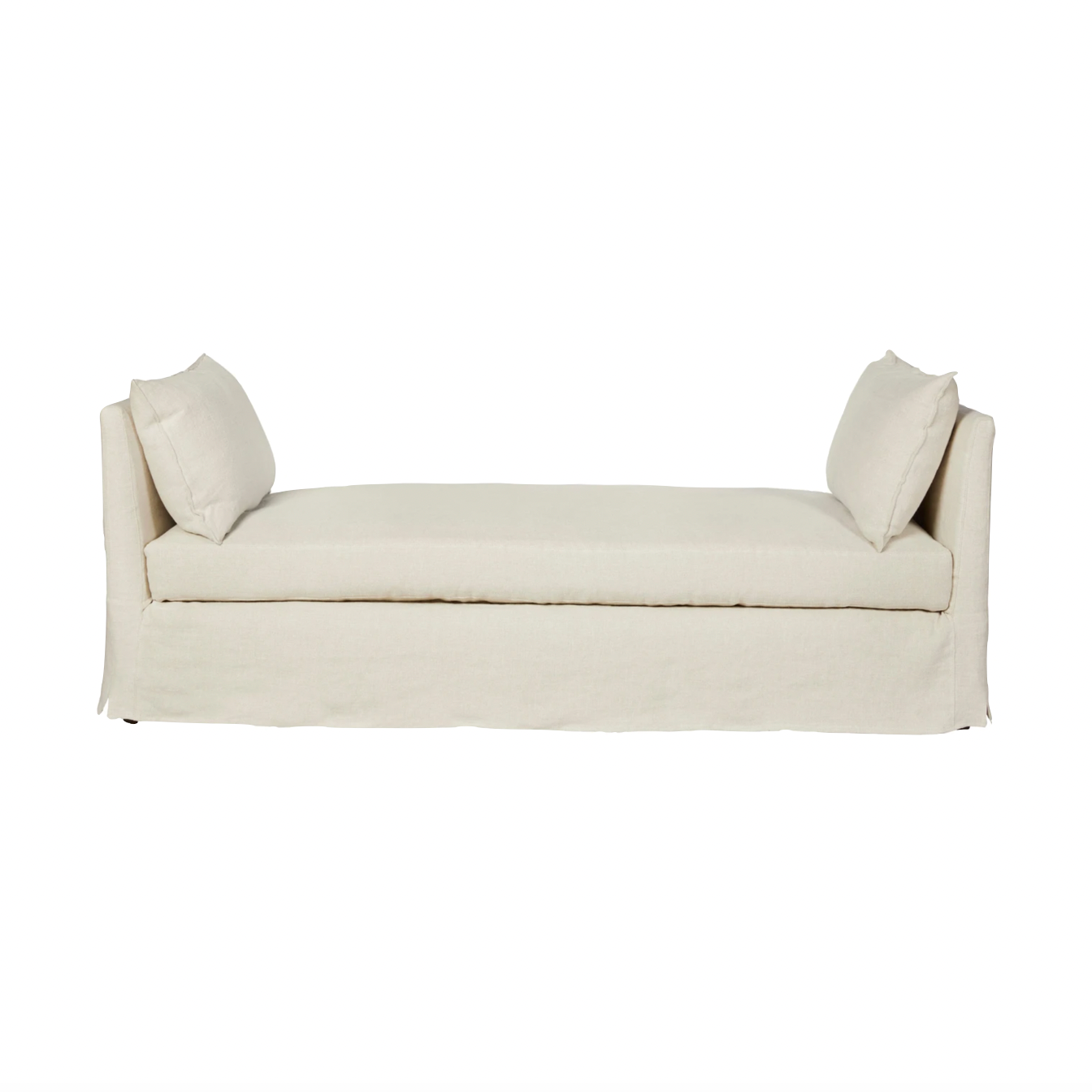 Featuring April Daybed 82" by Cisco Brothers at Amethyst Home. The April Daybed by Cisco Brothers is one of our favorite, most versatile pieces for any room in your home. Photographed in Brevard Birch and Otis White.
Overall size: 82"w x 31"d x 29"hSitting Space: 60"w x 31"dSeat Height: 19.5"hArm Height: 29"h. Amethyst Home provides interior design, new home construction design consulting, vintage area rugs, and lighting in the Scottsdale metro area.