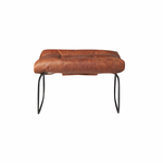 Featuring Brando Leather Ottoman by Cisco Brothers at Amethyst Home. This gorgeous custom leather ottoman, the Brando Leather Ottoman by Cisco Brothers, pairs well with our Brando Chair, also from Cisco Brothers. As shown in Spur Terracotta in a Grade 500 leather. Lifestyle shots in the dark leather are discontinued.
Ottoman size: 25"w x 20"d x 16.5"h. Amethyst Home provides interior design, new home construction design consulting, vintage area rugs, and lighting in the Charlotte metro area.