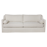 Featuring Dalia 90" Sofa by Cisco Brothers at Amethyst Home. A romantic swooped arm and a super cozy bench style cushion makes the Dalia Sofa by Cisco Brothers one of our favorites!  Photographed in Molino White 100% cotton and Brevard Natural.
All pieces are priced with a feather cloud package unless otherwise noted. 
Overall Size: 90"w x 40"d x 33"hSeat .  Amethyst Home provides interior design, new home construction design consulting, vintage area rugs, and lighting in the Monterey metro area.
