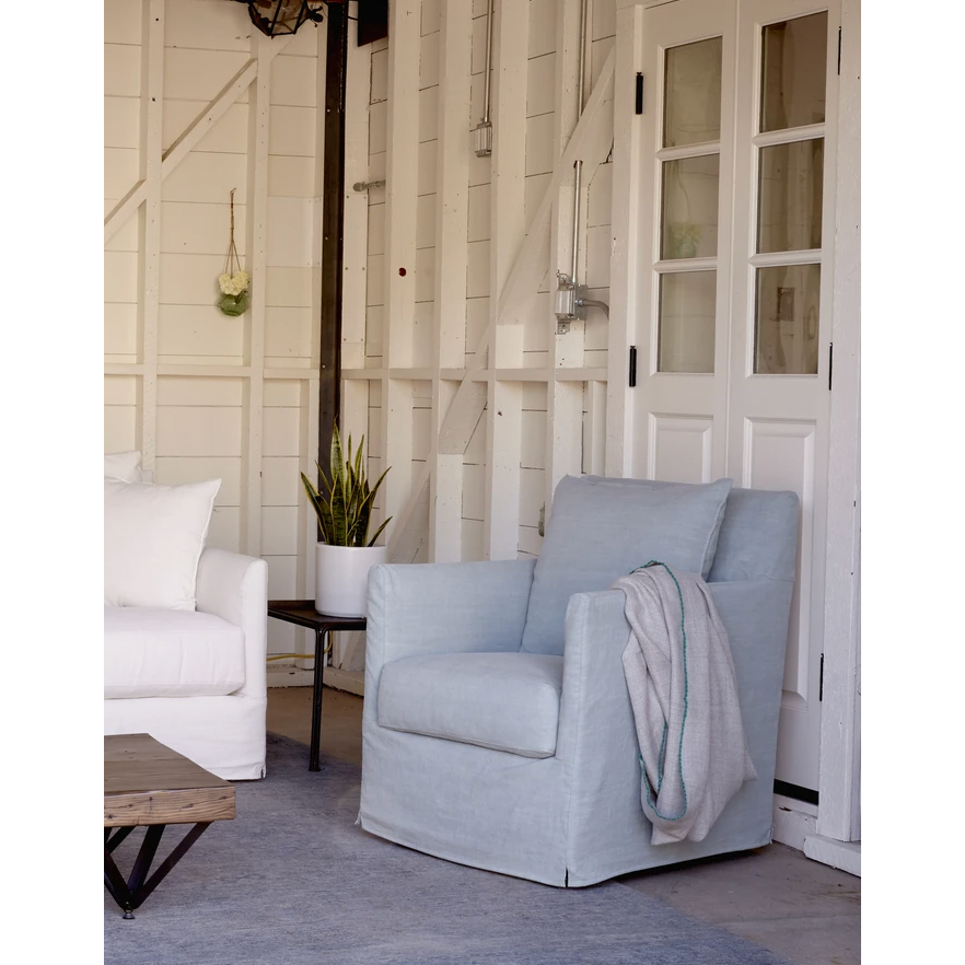 Featuring Elm Chair - Essentials by Cisco Brothers at Amethyst Home. The Elm Chair - Essentials by Cisco Brothers has a clean, smart design with thin arms optimal seating space on a small scale frame. The streamlined silhouette is perfect for adding a fresh touch to any living ensemble. The best spot for entertaining guests or just taking some time for yo. Amethyst Home provides interior design, new home construction design consulting, vintage area rugs, and lighting in the Des Moines metro area.