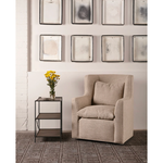 Featuring Havana Wing Chair by Cisco Brothers at Amethyst Home. The Havana Wing Chair by Cisco Brothers has a tall back with gorgeous curved arms. The go-to chair for guests or your favorite chair to read your latest novel in -- this will complete the look for any living room or lounge area. Shown in slipcover Otis White and Bellamy Oatmeal. 
Overall Dim.  Amethyst Home provides interior design, new home construction design consulting, vintage area rugs, and lighting in the Kansas City metro area.