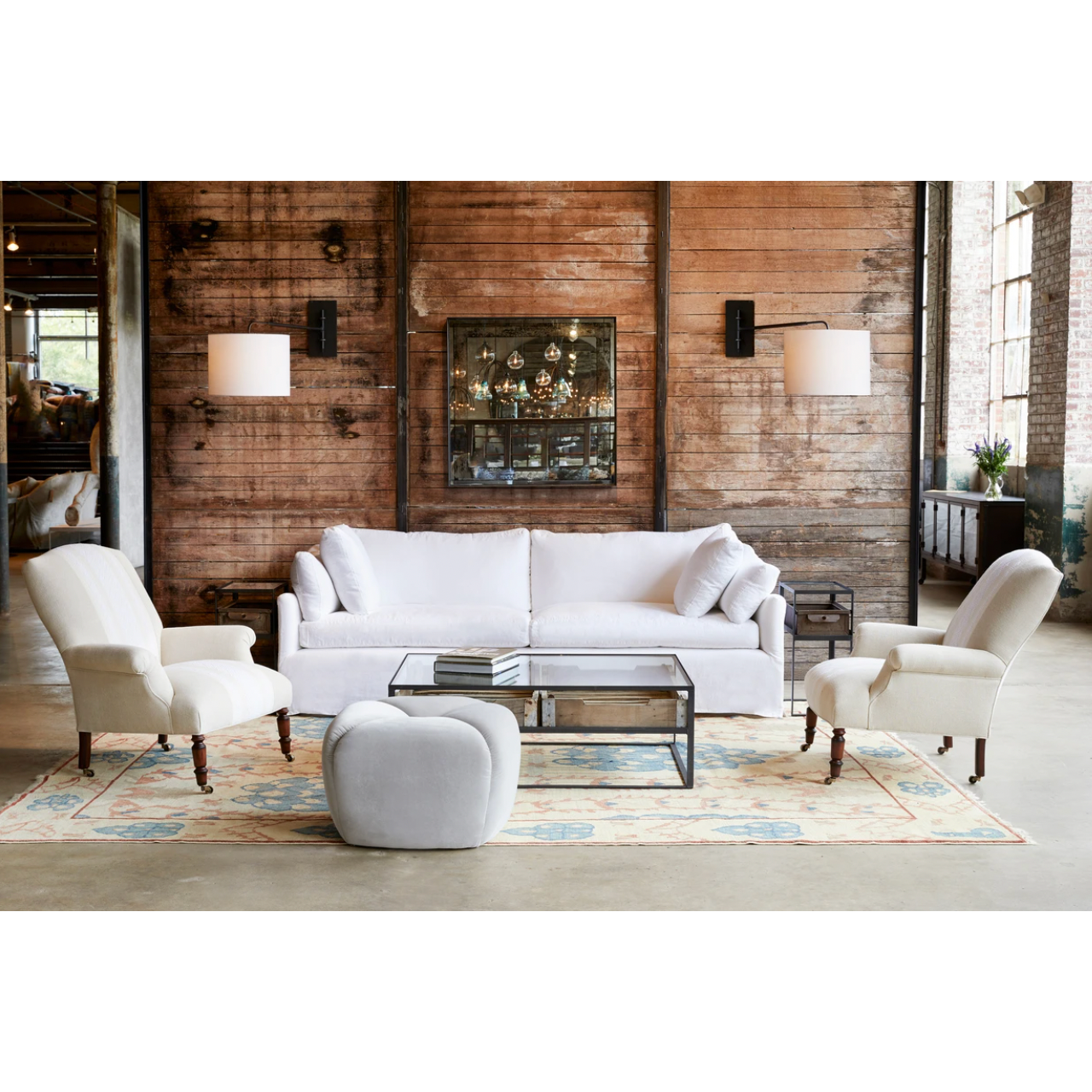 Featuring Lanister 96" Sofa by Cisco Brothers at Amethyst Home. The Lanister Sofa by Cisco Brothers refreshes your space with a hint of modern style on a classic silhouette. A sophisticated design with butterfly stitching on the back cushions and down construction with cloud-like softness. The Lanister Sofa showcases a traditional yet sleek look, with. Amethyst Home provides interior design, new home construction design consulting, vintage area rugs, and lighting in the Salt Lake City metro area.