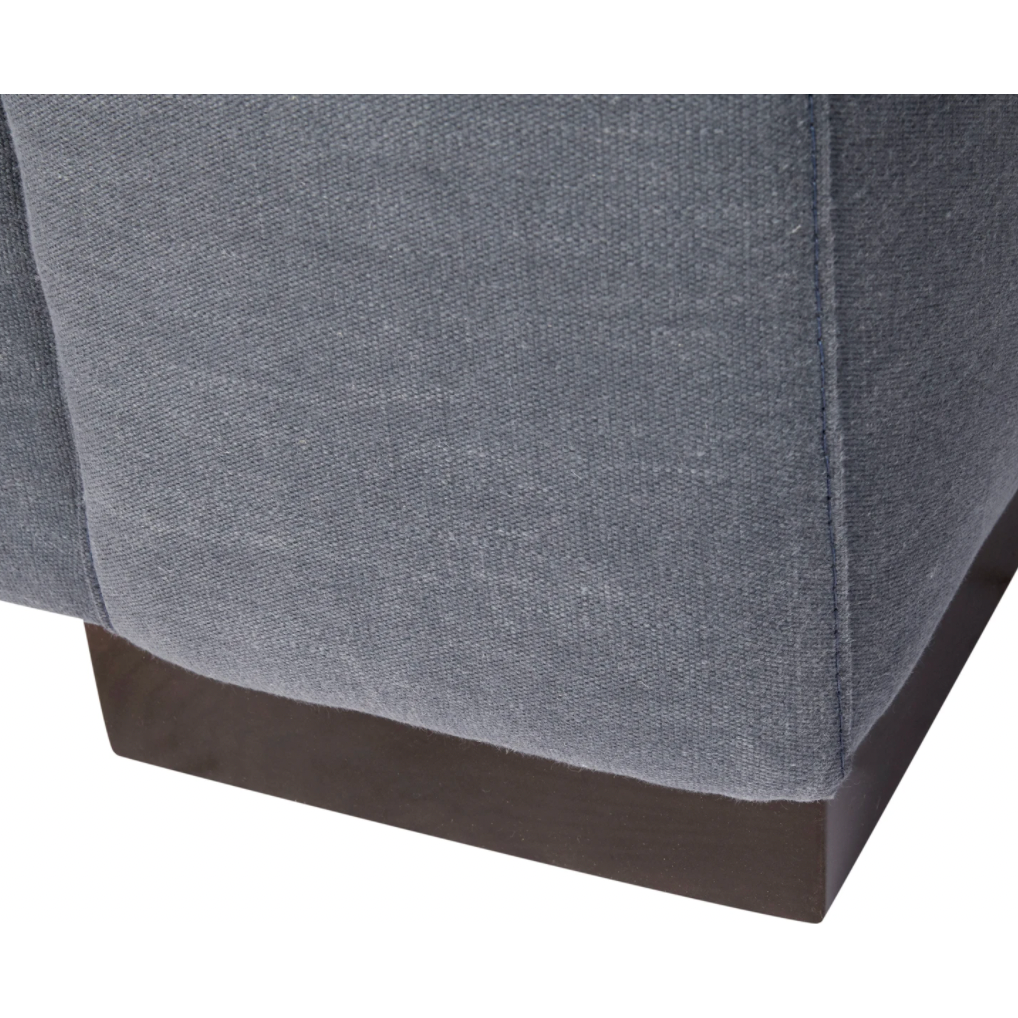 Featuring Loft Chair- Essentials by Cisco Brothers at Amethyst Home. The Loft Chair by Cisco Brothers strikes a modern silhouette with track arms and angular lines. This piece has a large scale and clean lines that is classic without being too traditional. The down seat imbues this elegant modish piece with comfort and would complete any living room or lounge. Amethyst Home provides interior design, new home construction design consulting, vintage area rugs, and lighting in the Boston metro area.